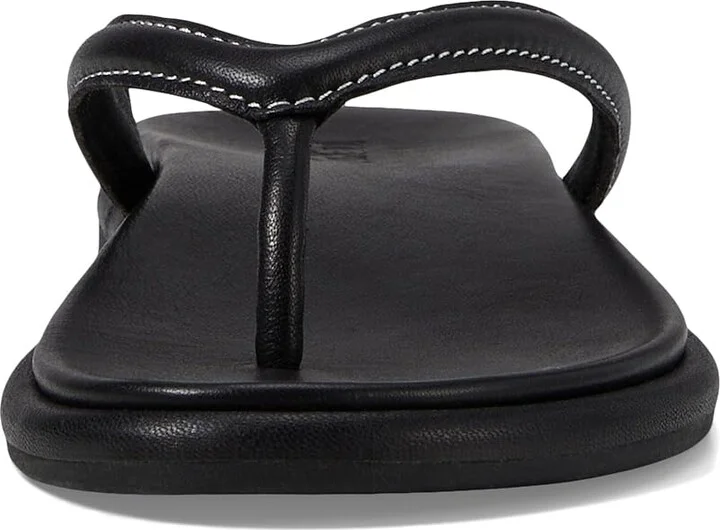 OluKai Tiare Women's Shoes Black/Black : 5 B - Medium, Leather - Image 2
