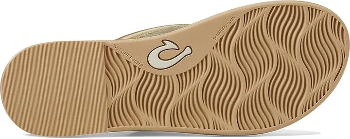 OluKai Tiare Women's Shoes Bubbly/Bubbly : 5 B - Medium, Leather - Image 3