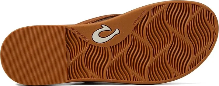 OluKai Tiare Women's Shoes Fox/Fox : 6 B - Medium, Leather - Image 3