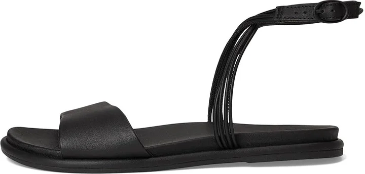 OluKai Tiare Wrap Women's Sandals Black/Black : 7 B - Medium, Leather - Image 6
