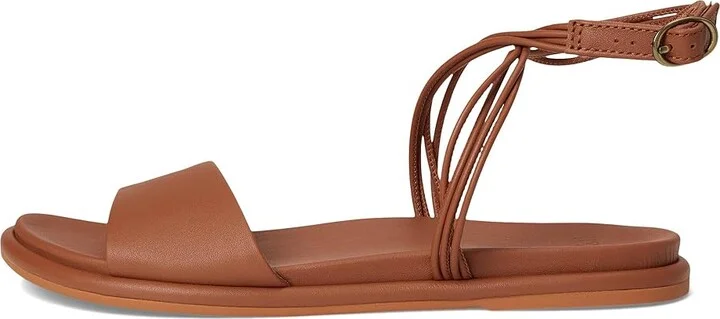 OluKai Tiare Wrap Women's Sandals Fox/Fox : 11 B - Medium, Leather - Image 6