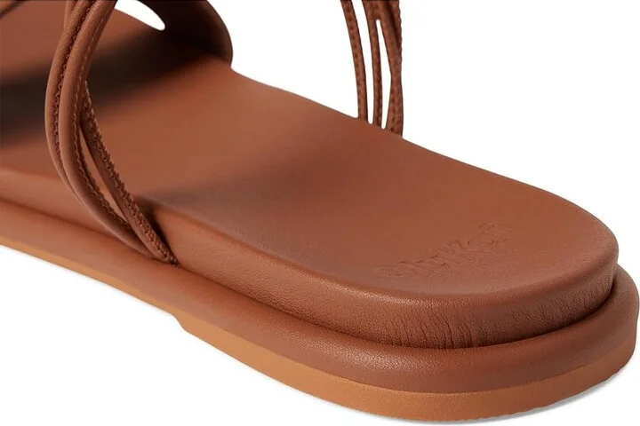 OluKai Tiare Wrap Women's Sandals Fox/Fox : 11 B - Medium, Leather - Image 7