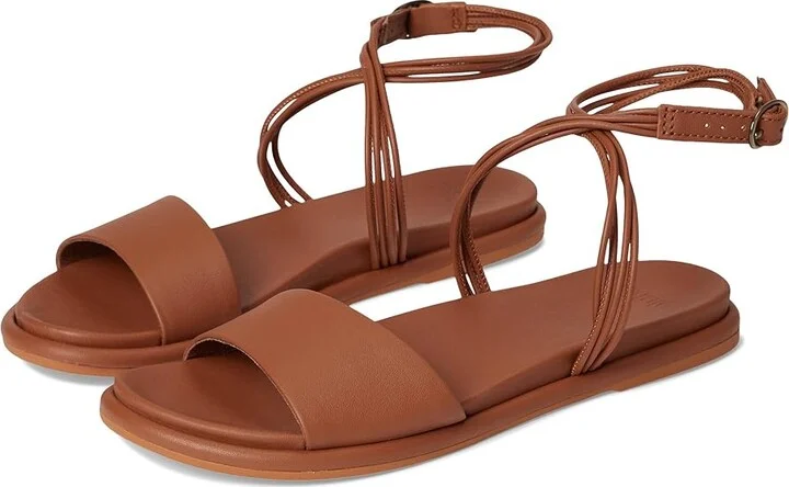 OluKai Tiare Wrap Women's Sandals Fox/Fox : 11 B - Medium, Leather