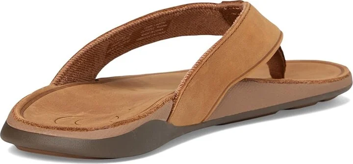 OluKai Tuahine Men's Shoes Toffee/Toffee : 7 D - Medium, Leather - Image 4