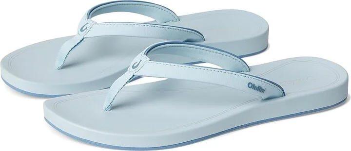OluKai 'Uiki Women's Sandals Bright Sky/Bright Sky : 7 B - Medium, Synthetic