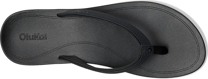 OluKai 'Uiki Women's Sandals Lava Rock/Lava Rock : 11 B - Medium, Synthetic - Image 2