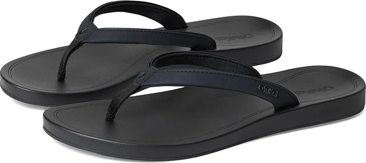 OluKai 'Uiki Women's Sandals Lava Rock/Lava Rock : 11 B - Medium, Synthetic