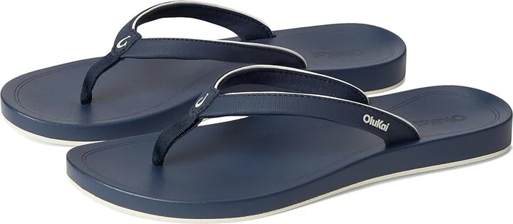 OluKai 'Uiki Women's Sandals Mood Indigo/Mood Indigo : 11 B - Medium, Synthetic