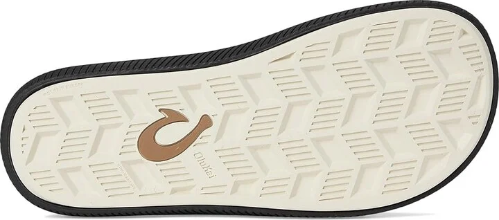 OluKai Ulele Men's Sandals Black/Black : 7 D - Medium, Synthetic - Image 3