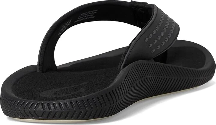 OluKai Ulele Men's Sandals Black/Black : 7 D - Medium, Synthetic - Image 4