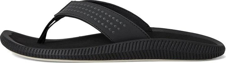 OluKai Ulele Men's Sandals Black/Black : 7 D - Medium, Synthetic - Image 6