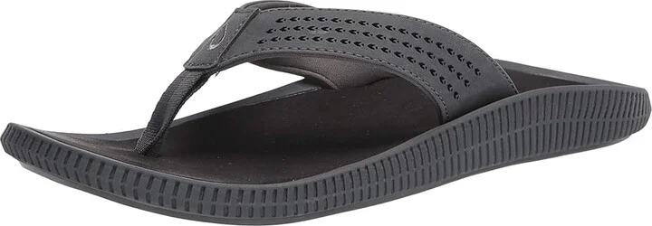 OluKai Ulele Men's Sandals Dark Shadow/Black : 7 D - Medium, Synthetic - Image 2