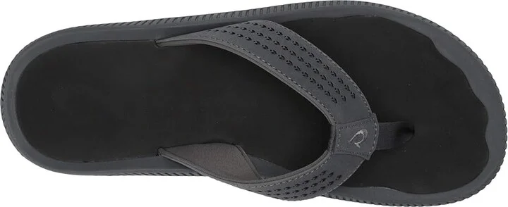 OluKai Ulele Men's Sandals Dark Shadow/Black : 7 D - Medium, Synthetic - Image 3