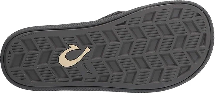 OluKai Ulele Men's Sandals Dark Shadow/Black : 7 D - Medium, Synthetic - Image 4