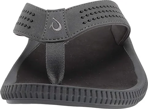 OluKai Ulele Men's Sandals Dark Shadow/Black : 7 D - Medium, Synthetic - Image 6