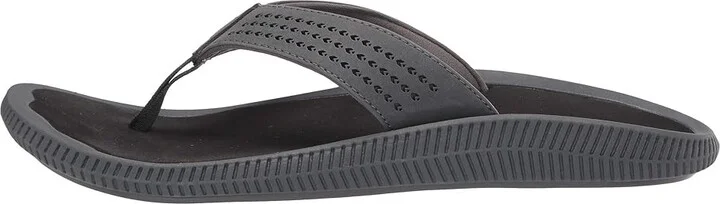 OluKai Ulele Men's Sandals Dark Shadow/Black : 7 D - Medium, Synthetic - Image 7