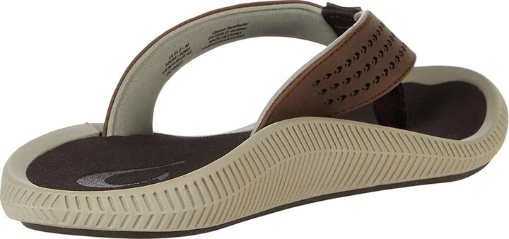 OluKai Ulele Men's Sandals Dark Wood/Dark Wood : 7 D - Medium, Synthetic - Image 4