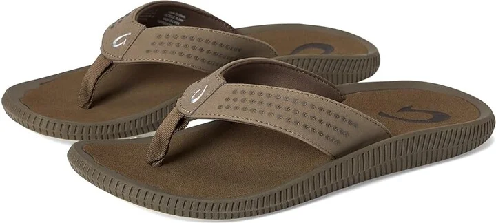 OluKai Ulele Men's Sandals Mustang/Mustang : 7 D - Medium, Synthetic