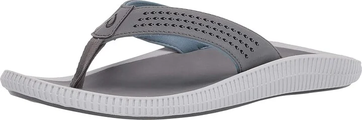 OluKai Ulele Men's Sandals Stone/Stone : 7 D - Medium, Synthetic - Image 2