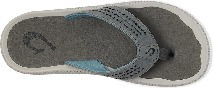 OluKai Ulele Men's Sandals Stone/Stone : 7 D - Medium, Synthetic - Image 3