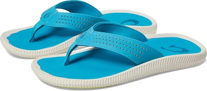 OluKai Ulele Men's Sandals Tropic Blue/Tropic Blue : 10 D - Medium, Synthetic