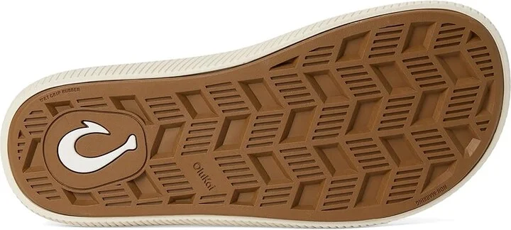 OluKai Ulele Men's Sandals White Sand/White Sand : 12 D - Medium, Synthetic - Image 3
