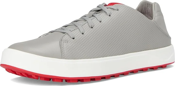 OluKai WAI'ALAE Men's Golf Shoes Ash/Red Lava : 11.5 D - Medium, Leather - Image 5