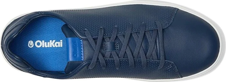 OluKai WAI'ALAE Men's Golf Shoes Mood Indigo/Blossom : 8.5 D - Medium, Leather - Image 2