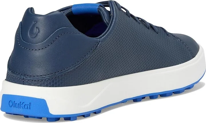OluKai WAI'ALAE Men's Golf Shoes Mood Indigo/Blossom : 8.5 D - Medium, Leather - Image 4