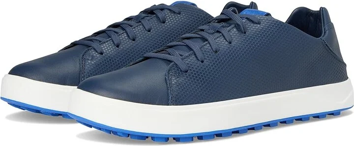 OluKai WAI'ALAE Men's Golf Shoes Mood Indigo/Blossom : 8.5 D - Medium, Leather