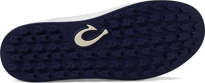 OluKai WAI'ALAE Men's Golf Shoes White/White : 7 D - Medium, Leather - Image 3