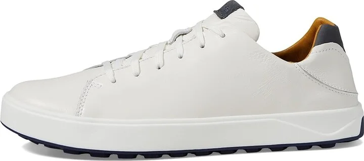 OluKai WAI'ALAE Men's Golf Shoes White/White : 7 D - Medium, Leather - Image 6