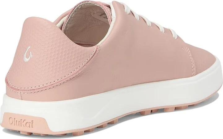 OluKai Wailea Women's Golf Shoes Soft Pink/Bright White : 11 B - Medium, Leather - Image 4