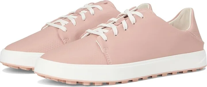 OluKai Wailea Women's Golf Shoes Soft Pink/Bright White : 11 B - Medium, Leather