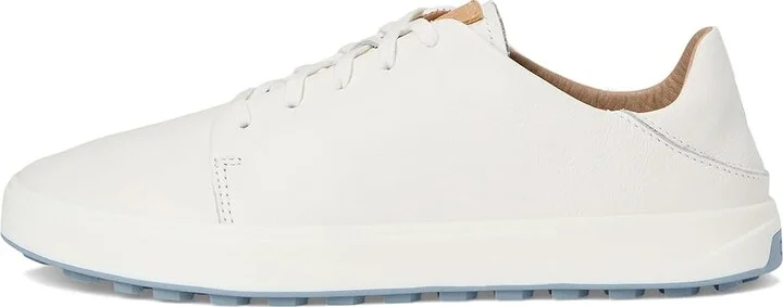 OluKai Wailea Women's Golf Shoes White / White : 9 B - Medium, Leather - Image 6