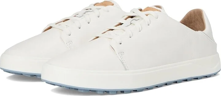 OluKai Wailea Women's Golf Shoes White / White : 9 B - Medium, Leather