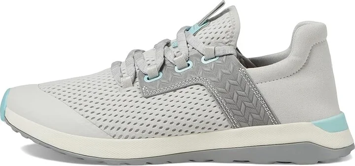 OluKai Wailuku Women's Shoes Mist Grey/Mist Grey : 5 B - Medium, Suede - Image 6
