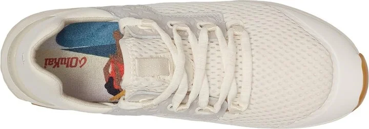 OluKai Wailuku Women's Shoes Off-White/Off-White : 6 B - Medium, Suede - Image 2