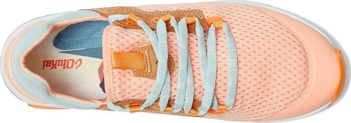 OluKai Wailuku Women's Shoes Peach/Swell : 7.5 B - Medium, Suede - Image 2