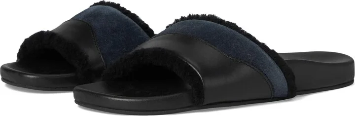 OluKai Women's Ho‘Ala Slide Black/Black 10 Medium