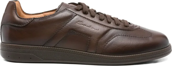 Oly leather lace-up sneakers