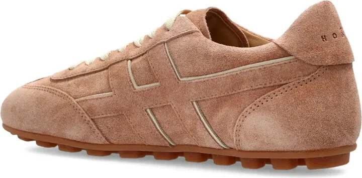 Olympia H-detail leather trainers - Image 3