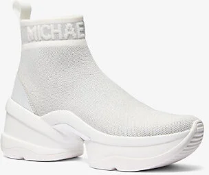 Olympia Metallic Stretch Knit Boot