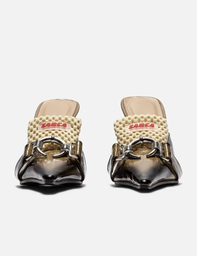 Olympia, Signature Style Upcycled Mule High Heel - Image 2
