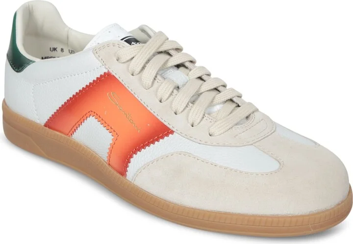 Olympic Orange/green/white Sneakers - Image 2