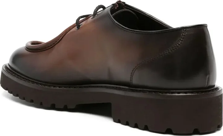 Ombré-Effect Leather Boat Shoes - Image 3