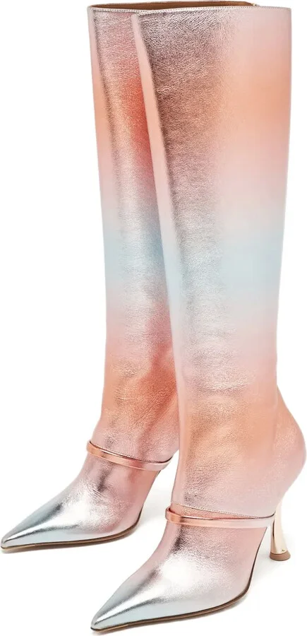 Ombré-Print Leather Boots - Image 2