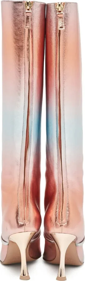 Ombré-Print Leather Boots - Image 5