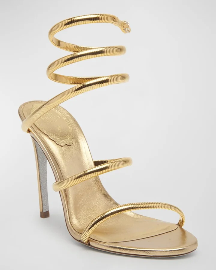 Omega Snake Spiral-Wrap Stiletto - Image 5