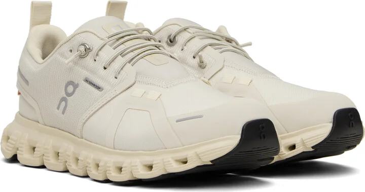 On Beige Cloud 6 Waterproof Sneakers - Image 4
